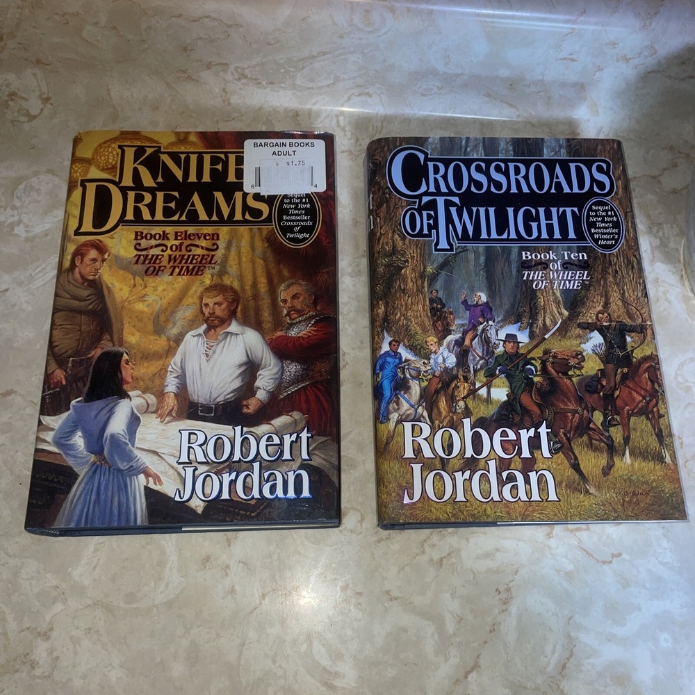 wheel of time books hardcover lot, Books 10 & 11
